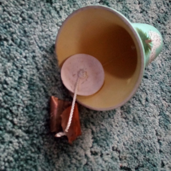 Ceramic Green Bell - Picture 3 of 4